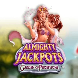 Almighty Jackpots: Garden of Persephone by Novomatic, showcased at wino-mania.com – game logo