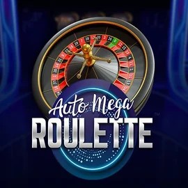 Auto Mega Roulette slot logo by Pragmatic Play at Winomania Casino