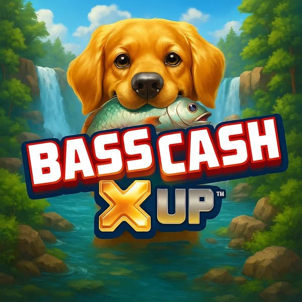 Bass Cash X UP slot icon by Alchemy Gaming, available at Winomania Casino