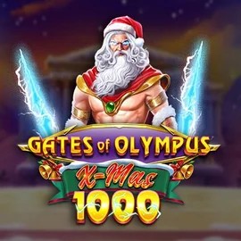 Gates of Olympus Xmas 1000 slot logo by Pragmatic Play at Winomania Casino