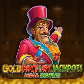 Gold Factory Jackpots Mega Moolah logo – Jackpots by Aurum Signature Studios at Winomania Casino