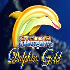Dolphin Gold with Stellar Jackpots logo – Jackpots by Lightning Box Game at Winomania Casino
