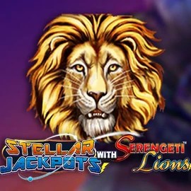 Play the Stellar Jackpots with Serengeti Lions slot by Lightning Box Game on Winomania Casino