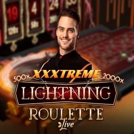 Official Live Casino logo: XXXtreme Lightning Roulette by Evolution at Winomania Casino